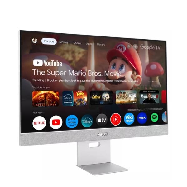 ASUS ZenScreen - Monitor a LED - 27" - 3840 x 2160 UHD @ 60 Hz - IPS - 400 cd/m² - 100000000:1 - DisplayHDR 400 - 5 ms - HDMI, DisplayPort, USB-C - altoparlanti - argento