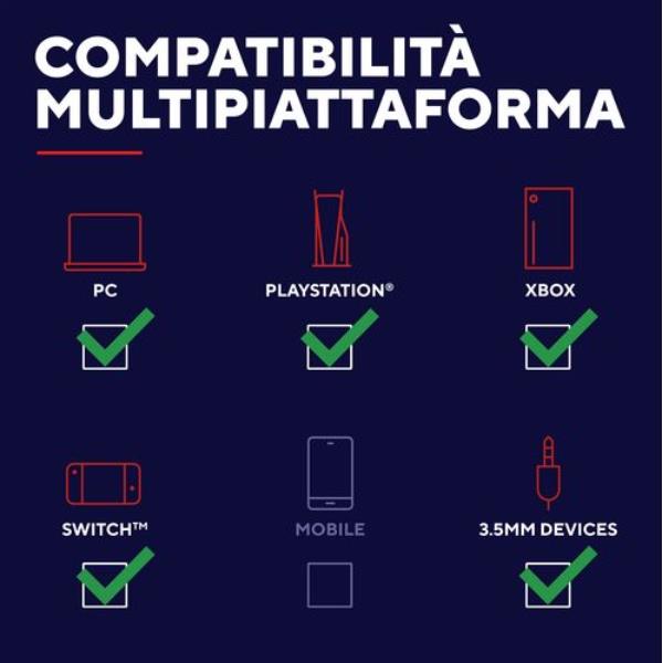 Trust - CARUS CUFFIE MULTIPIATTAFORMA TRUST GAMING GXT492 - NERO