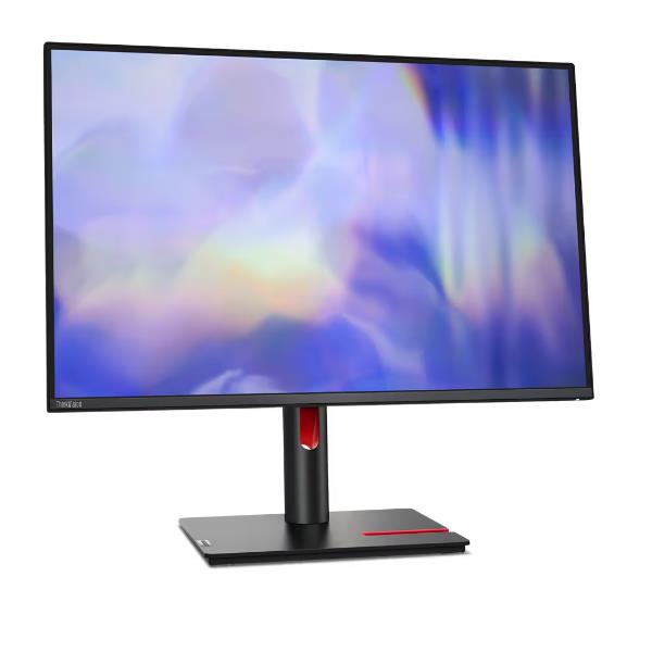 Lenovo ThinkVision T24d-30 - Monitor a LED - 24" - 1920 x 1200 Full HD (1080p) @ 100 Hz - IPS - 300 cd/m² - 1500:1 - 4 ms - HDMI, VGA, DisplayPort - altoparlanti - nero corvino