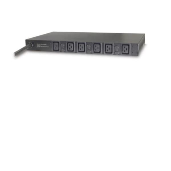 APC Rack PDU, Basic, 1U, 22kW, 400V, (6) C19