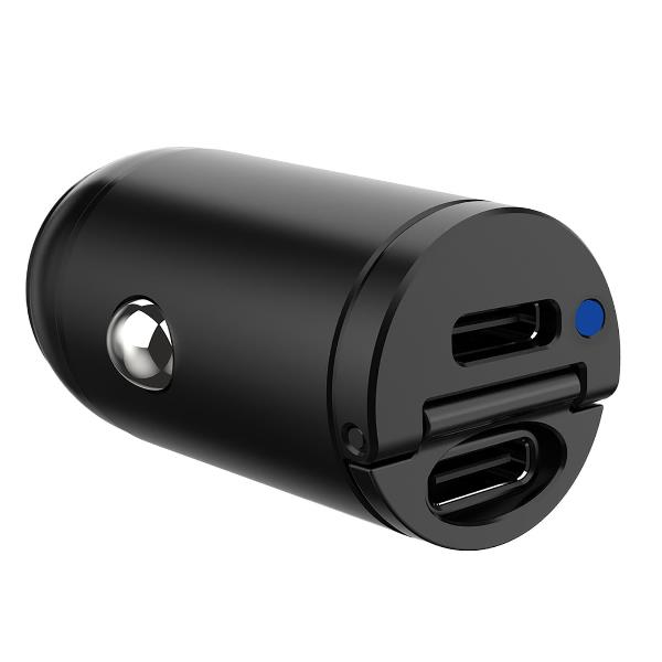 Celly 2 USB-C Mini Car Charger 30W Pro Power