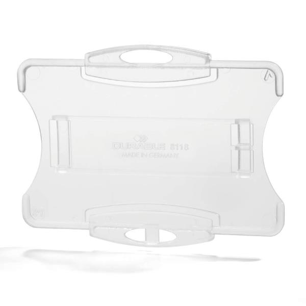 DURABLE - Porta badge - per 54 x 85 mm - trasparente (pacchetto di 10)
