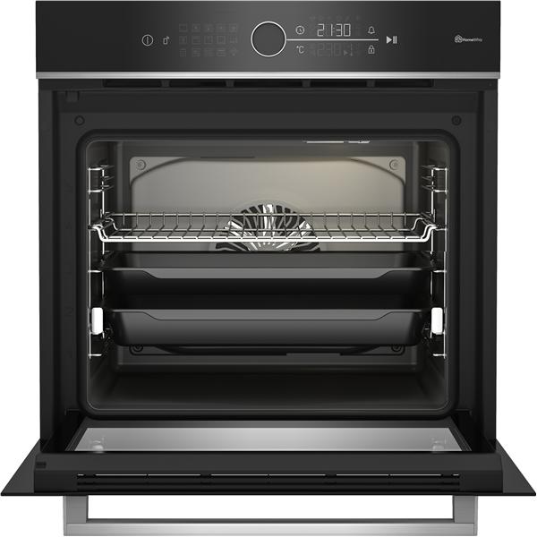 Beko Beyond bPRO500 BBIMM13400XCSW - Forno - da incasso WiFi - nicchia - larghezza: 56 cm - prof. 55 cm - altezza: 59 cm - con sistema autopulente - Classe A+ - inox
