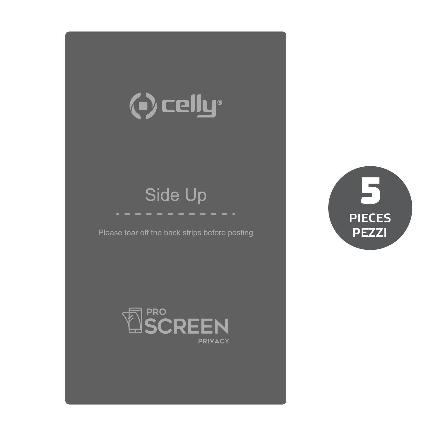 Celly PROFILM PRIVACY MATT - Pellicola Opaca 5 Pezzi PRO SCREEN