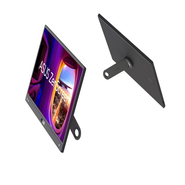 ASUS ZenScreen MB166CR - Monitor a LED - 16" (15.6" visualizzabile) - portatile - 1920 x 1080 Full HD (1080p) @ 60 Hz - IPS - 250 cd/m² - 1000:1 - 5 ms - USB - nero