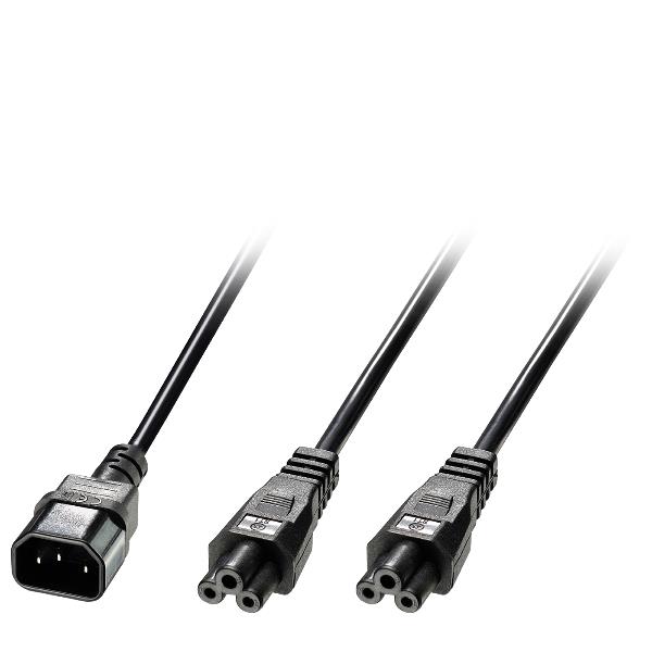 Lindy - Cavo di alimentazione - IEC 60320 C5 a Europlug (M) - 5 m - nero