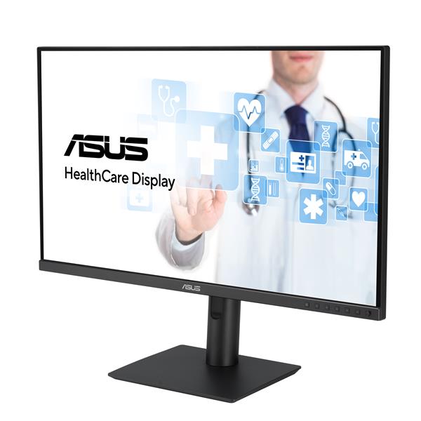 ASUS HA2741A - Monitor a LED - 3.6MP - colore - 27" - 2560 x 1440 QHD - IPS - 350 cd/m² - 900:1 - 5 ms - HDMI, 2xDisplayPort, USB-C - nero