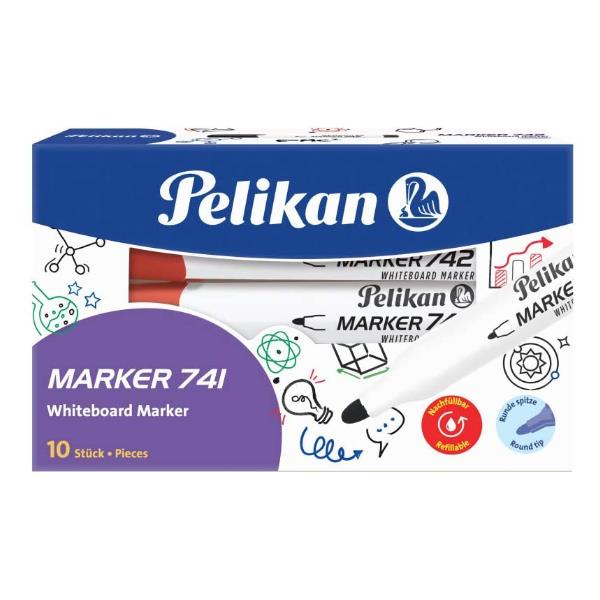 Pelikan MARKER 741 PER LAVAGNA BIANCA-ROSSO