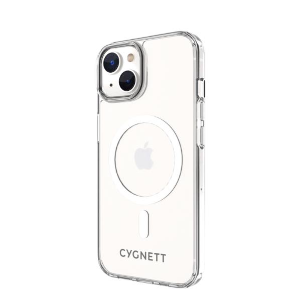 Cygnett AeroShield - Custodia MagSafe per iPhone 14 - Trasparente