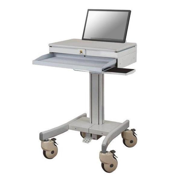 Neomounts MED-M100 - Carrello - per notebook / tastiera / mouse - medico - grigio - dimensione schermo: 10"-18"