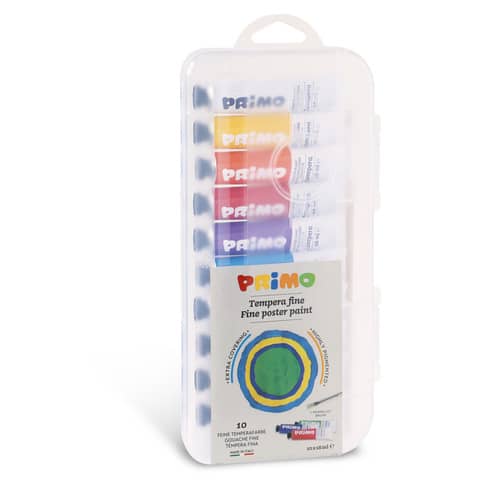 Primo CF10 TUBETTI TEMPERA 18ML COLORI ASSORTITI