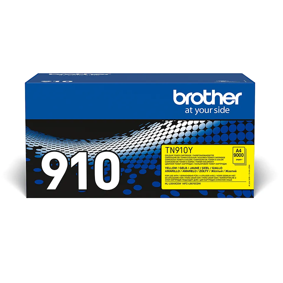 Brother TN910Y - Ultra Jumbo - giallo - originale - cartuccia toner - per Brother HL-L9300, HL-L9310, MFC-L9570