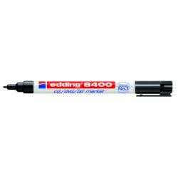 edding 8400 cd/dvd/bd - Marcatore - permanente - per CD/DVD - nero - inchiostro pigmentato base acqua - 0.5-1 mm - fine