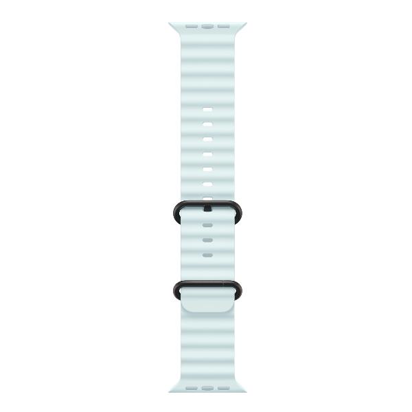 Apple Cinturino Ocean blu ghiaccio (49 mm) - Titanio nero