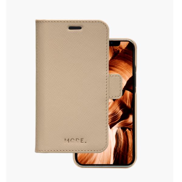 Dbramante 1928 New York - Custodia in pelle Saffiano per iPhone12 mini - Rosa Sabbia