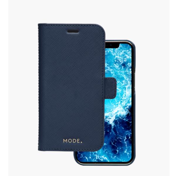 Dbramante 1928 New York - Custodia in pelle Saffiano per iPhone 1212 Pro - Blu