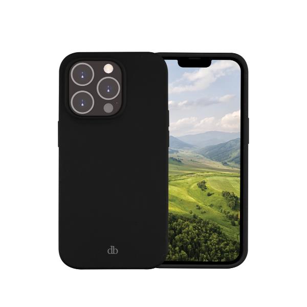 Dbramante 1928 Greenland - Custodia per iPhone 14 Pro Max in 100% Plastica Riciclata - Nero