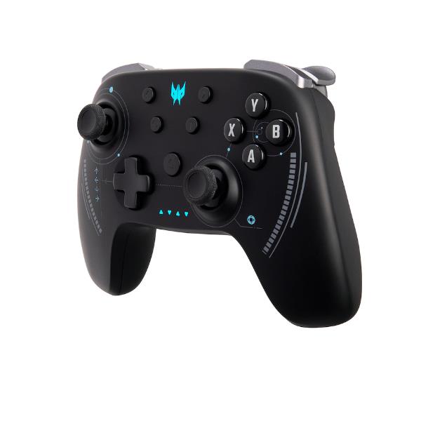 Acer Predator PGR300 - Retail Pack - gamepad - 16 pulsanti - senza fili - 2.4 GHz/Bluetooth - nero - per Android, PC, Nintendo Switch, iOS