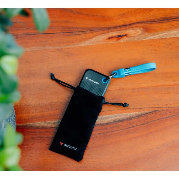 SSD Portatile Pocket USB 3.2 GEN 2 - 1 TB - Nero/Blu- Verbatim - 32191