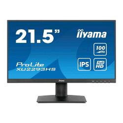 iiyama ProLite XU2293HS-B6 - Monitor a LED - 22" (21.5" visualizzabile) - 1920 x 1080 Full HD (1080p) @ 100 Hz - IPS - 300 cd/m² - 1000:1 - 1 ms - HDMI, DisplayPort - altoparlanti - nero, opaco