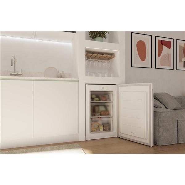 Candy CNUQ2L58EW Congelatore verticale Libera installazione 90 L E Bianco