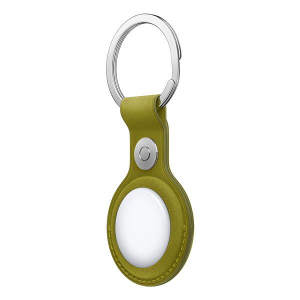 Apple Portachiavi AirTag in tessuto FineWoven - Verde chartreuse
