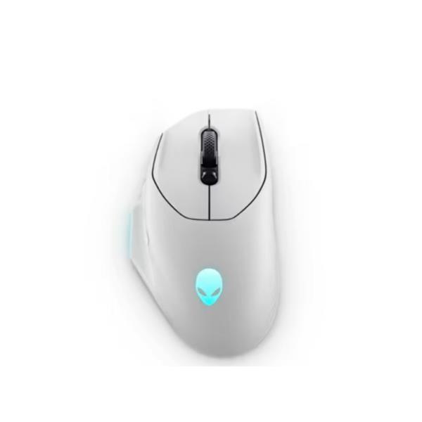 Alienware AW620M - Mouse - per destrorsi - ottica - 7 pulsanti - senza fili, cablato - USB, 2.4 GHz - luce lunare - retail - scatola