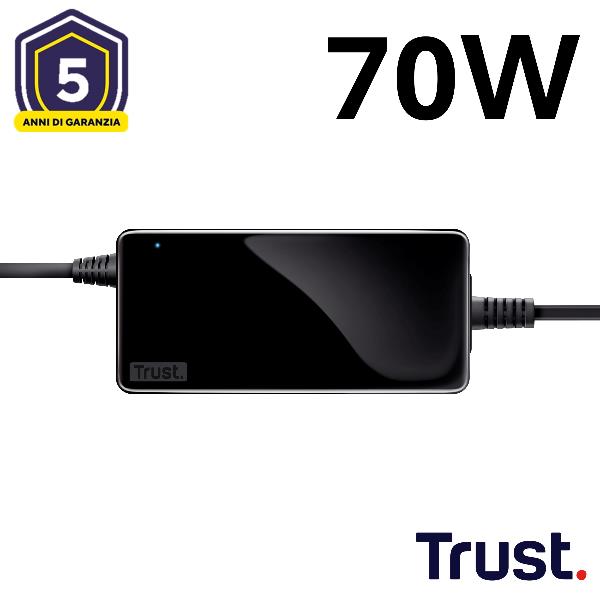 Caricabatterie universale Primo - per laptop fino a 70W - Trust