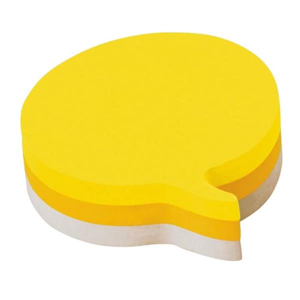 Blocco foglietti fumetto - 2007-SB - 70 x 70 mm - giallo/giallo neon/bianco - 225 fogli - Post-it