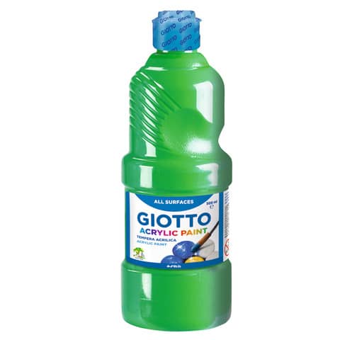 Giotto FLACONE 500ML TEMPERA ACRILICA VERDE