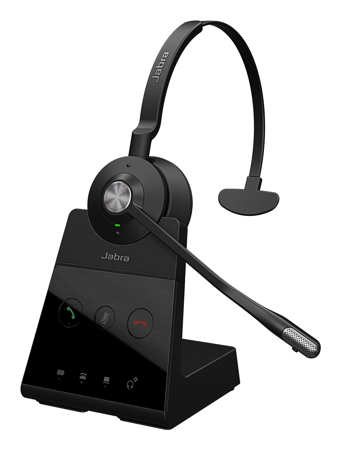 Jabra Engage 65 SE Mono (Low Power) - Cuffie con microfono - over ear - DECT - senza fili - Zoom Certificato, certificato UC, Certificato Google Meet, Certificato Amazon Chime, Works With Chromebook Certified, Certificato per Microsoft Teams Open Office