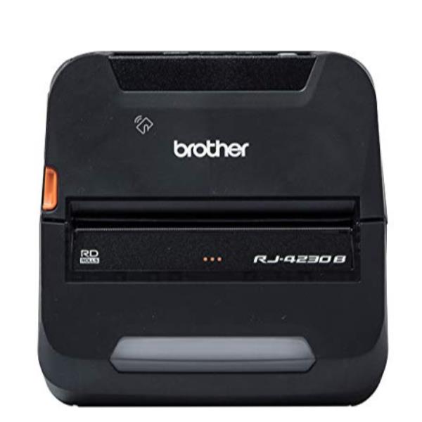 Brother RuggedJet RJ-4230BL - Stampante per scontrini - termico diretto - Rotolo (11,3 cm) - 203 dpi - fino a 127 mm/sec - USB 2.0, NFC, Bluetooth 4.2