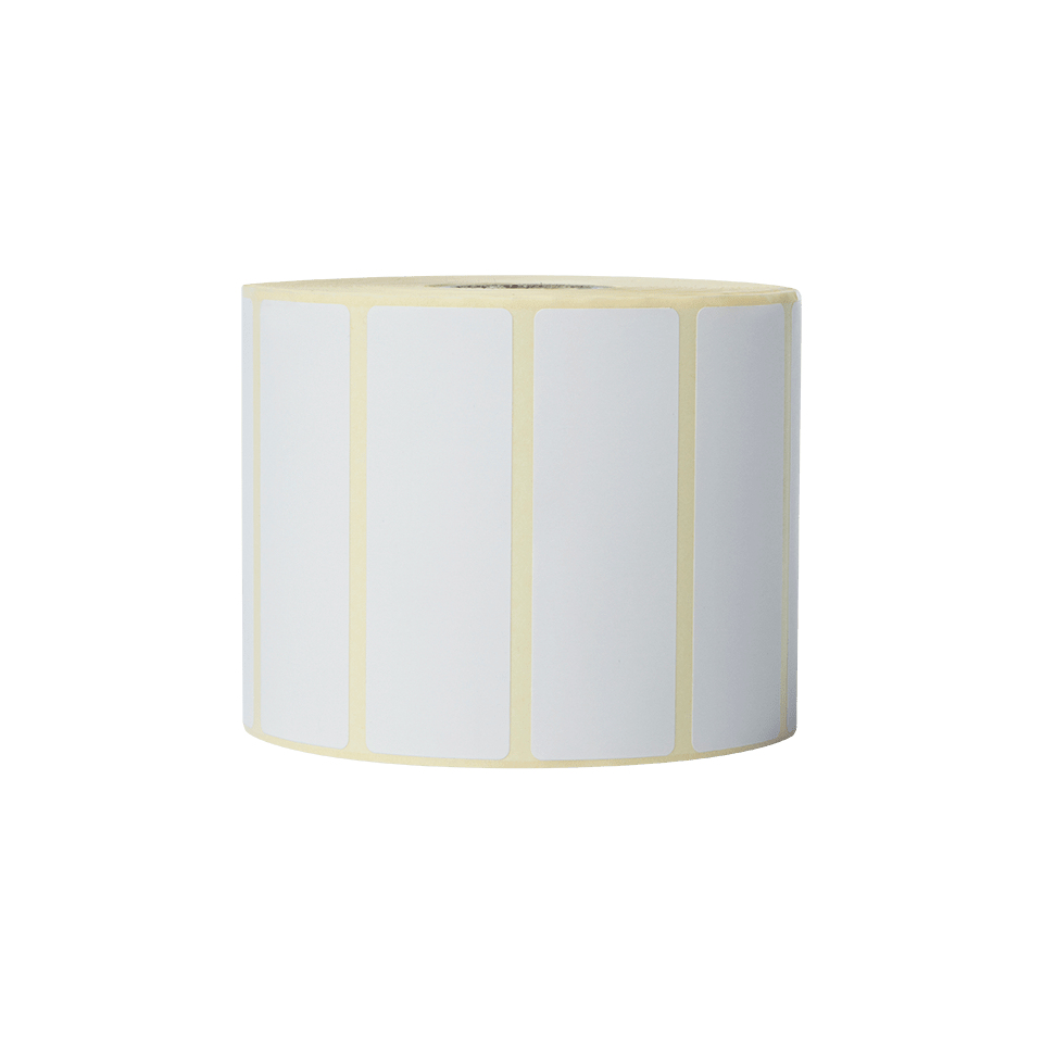 Brother - Bianco - 76 x 44 mm 3200 etichette (8 rotolo(i) x 400) etichette fustellate - per Brother TD-4410D, TD-4420DN, TD-4520DN, TD-4550DNWB; RuggedJet RJ-3150
