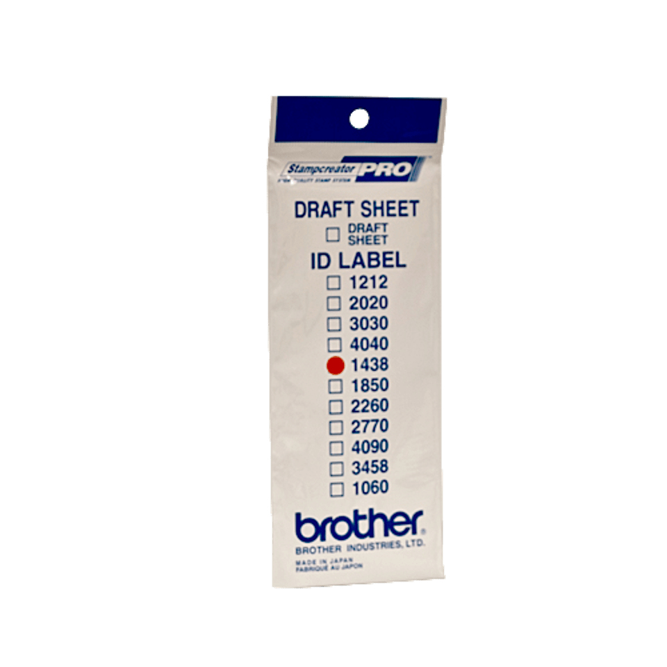 Brother ID1438 - 14 x 38 mm 12 etichette etichette per timbri - per StampCreator PRO SC-2000, PRO SC-2000USB
