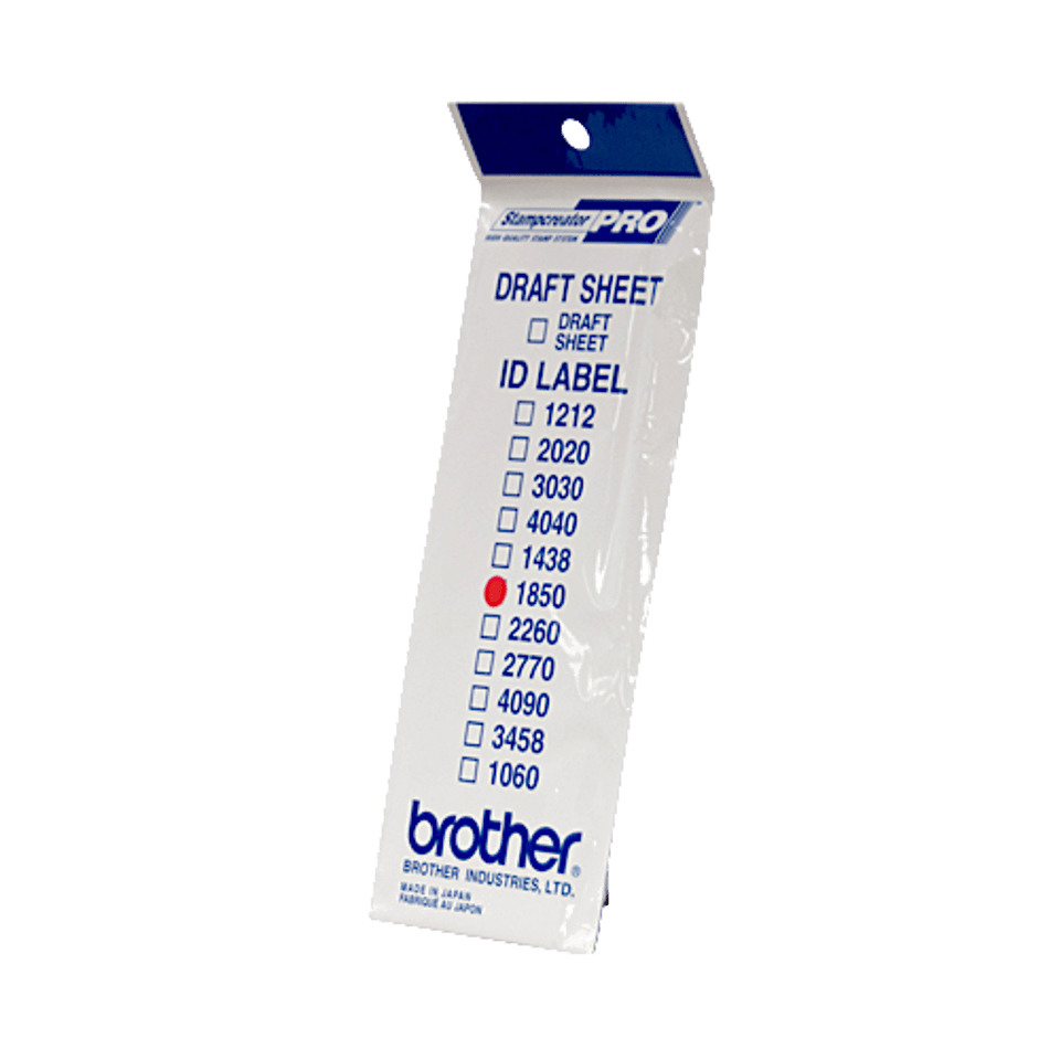 Brother ID1850 - 18 x 50 mm 12 etichette etichette per timbri - per StampCreator PRO SC-2000, PRO SC-2000USB