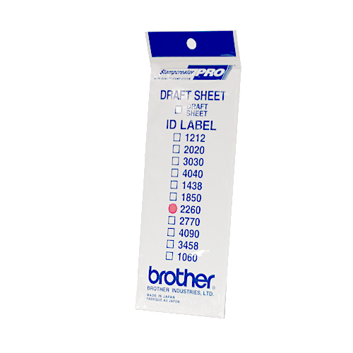 Brother id2260 - 22 x 60 mm 12 etichette etichette per timbri - per StampCreator PRO SC-2000, PRO SC-2000USB