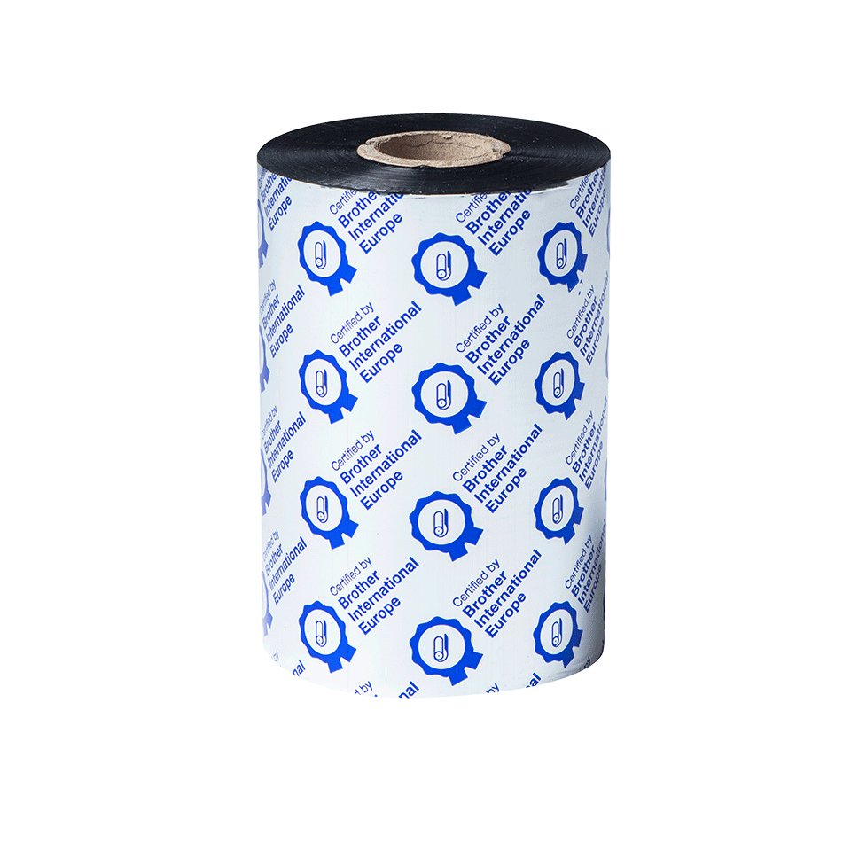 Brother Premium - Nero - 110 mm x 450 m - ricarica nastro inchiostrato per stampante (trasferimento termico) - per Brother TJ-4020, 4120; Titan Industrial Printer TJ-4021, 4121, 4420, 4422, 4520, 4522
