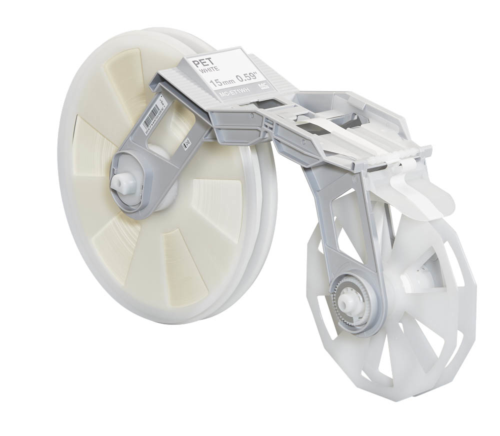 Brother MCET1WH - Bianco - 15 mm x 310 m - cassetta a trasferimento termico - per Tape Creator Pro TP-M5000N