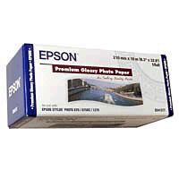 Epson Premium Glossy Photo Paper - Lucido - Roll A4 (21 cm x 10 m) - 166 g/m² - 1 rotoli carta fotografica - per Stylus Pro 3880; Stylus Office B1100, BX310; Stylus Photo R2000; SureColor P400, SC-P400