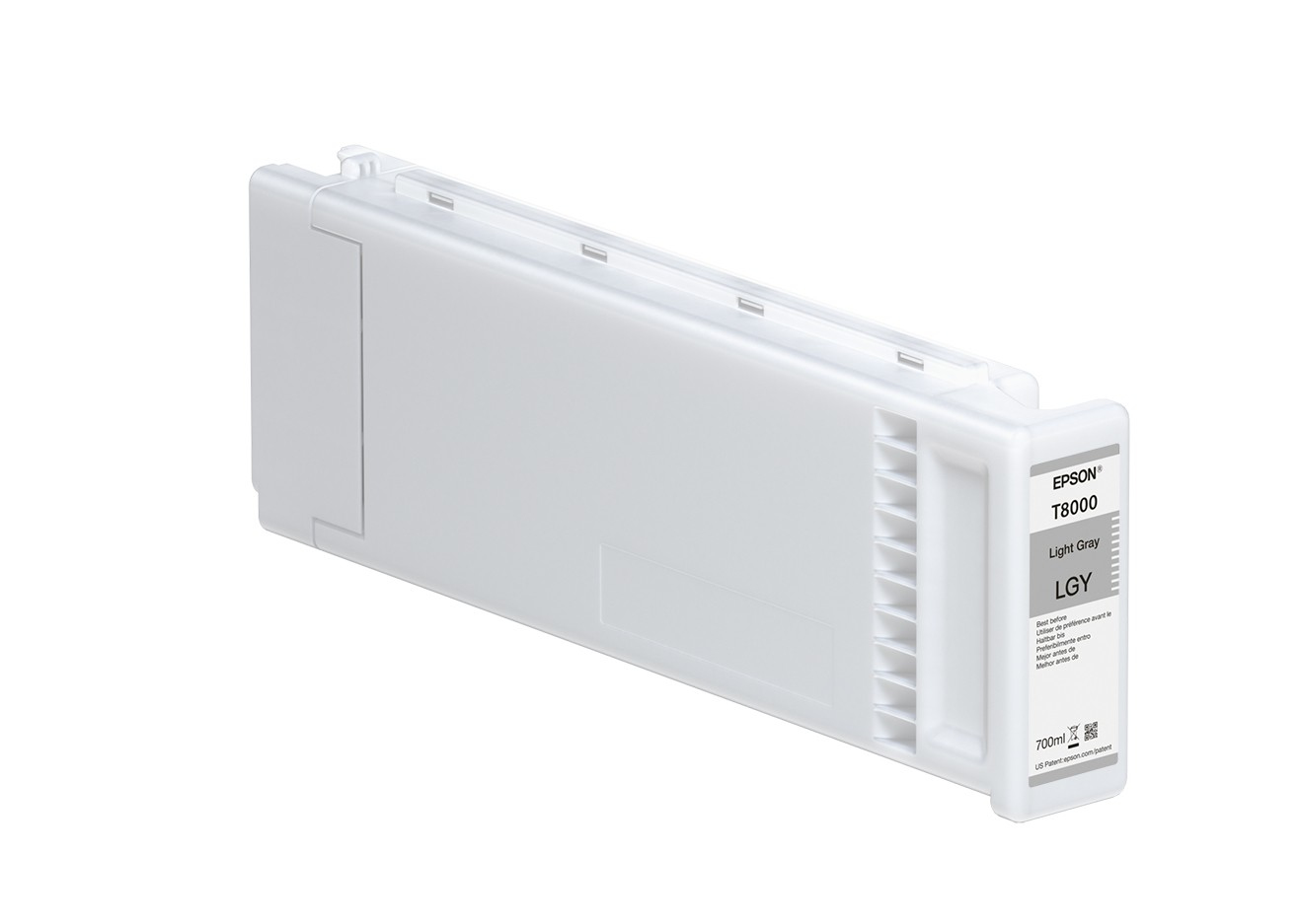 Epson T8000 - 700 ml - grigio chiaro - originale - cartuccia d'inchiostro - per SureColor SC-P10000, SC-P20000, SC-P20000SE