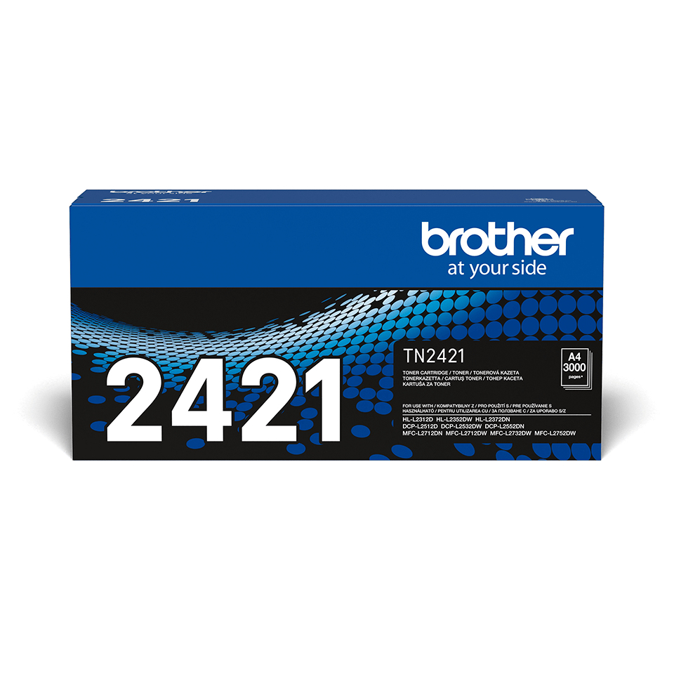 Brother TN2421 - Alta capienza - originale - cartuccia toner - per Brother DCP-L2512, L2532, L2552, HL-L2352, L2372, MFC-L2712, L2732, L2752