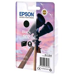 Epson 502 - 4.6 ml - nero - originale - blister - cartuccia d'inchiostro - per Expression Home XP-5100, 5105, 5150, 5155; WorkForce WF-2860, 2865, 2880, 2885