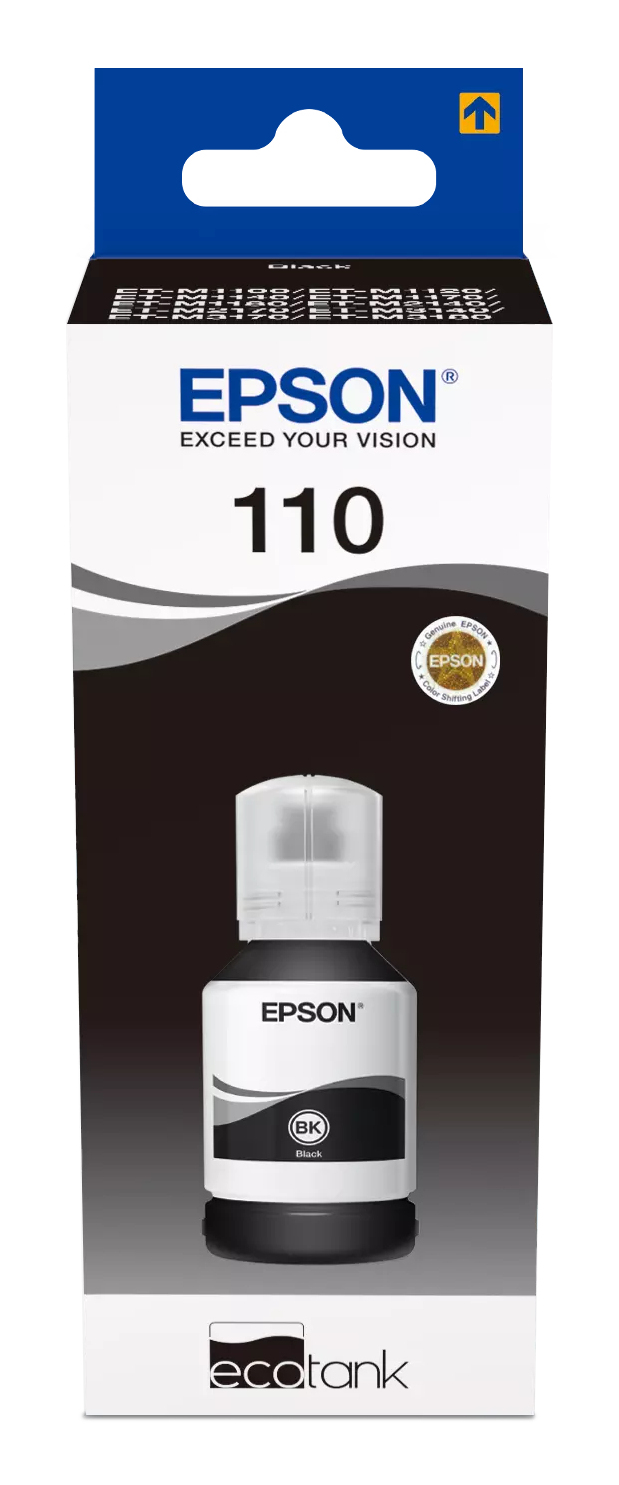 Epson EcoTank MX1XX Series - Misura XL - nero - originale - ricarica inchiostro - per EcoTank ET-M1100, ET-M1120, ET-M1140, ET-M1180, M1100, M1180, M2120, M2140, M3170