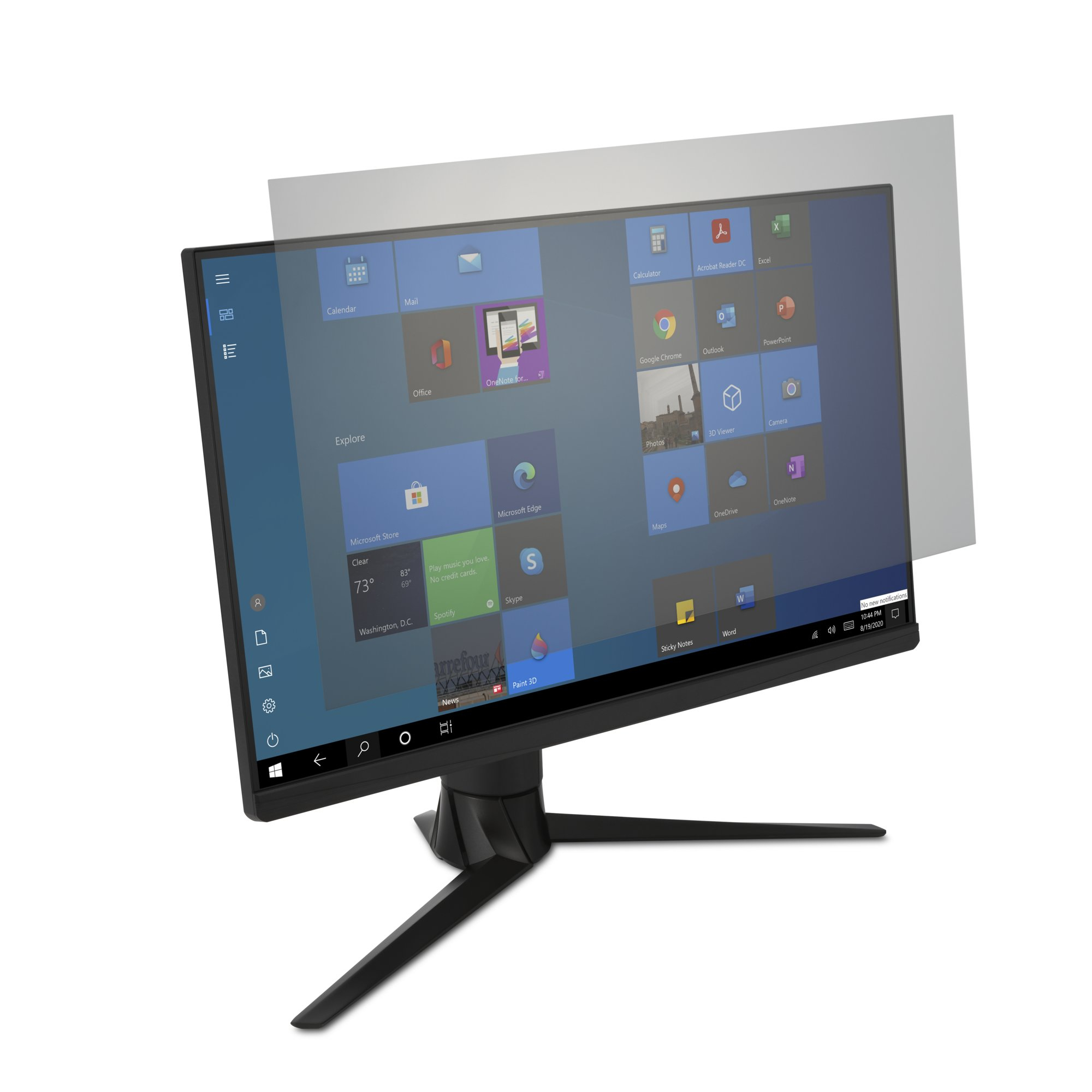 Kensington - Filtro antiriflesso per display - rimovibile - 27" - trasparente