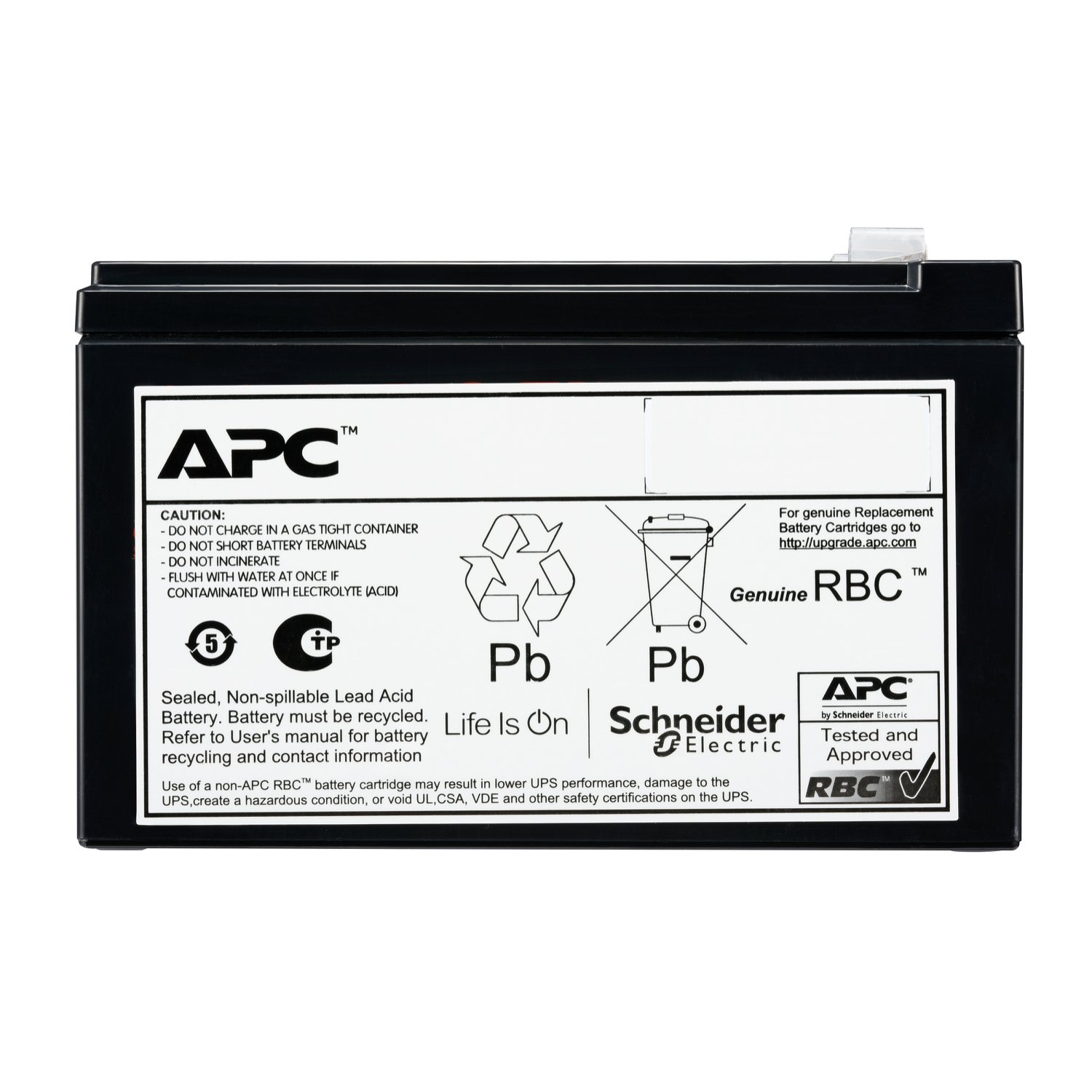 APC - Batteria UPS - 6 batteria x - valve regulated lead-acid (VRLA) - 9 Ah - 0U