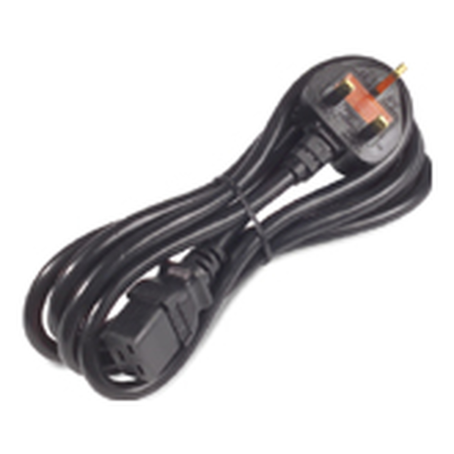 APC - Cavo di alimentazione - IEC 60320 C19 a BS 1363A (M) - 2.44 m - nero - per P/N: SMT2200I-AR, SMT2200R2I-AR, SMT3000I-AR, SMT3000R2I-AR, SMX3000HVTUS, SRT10RMXLIX806