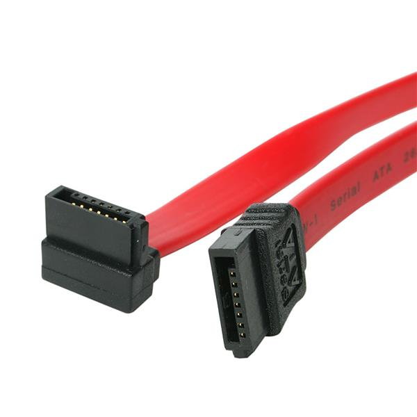 StarTech.com Cavo Serial ATA SATA ad angolare destro SATA 91 cm - Cavo SATA - Serial ATA 150/300/600 - SATA (R) a SATA (R) - 91.4 cm - connettore angolato destro - rosso - per P/N: PATA2SATA3, S251BU31REM, S25SLOTR, SATSASBAY3BK, USB2SATAIDE, USB3SSATAIDE