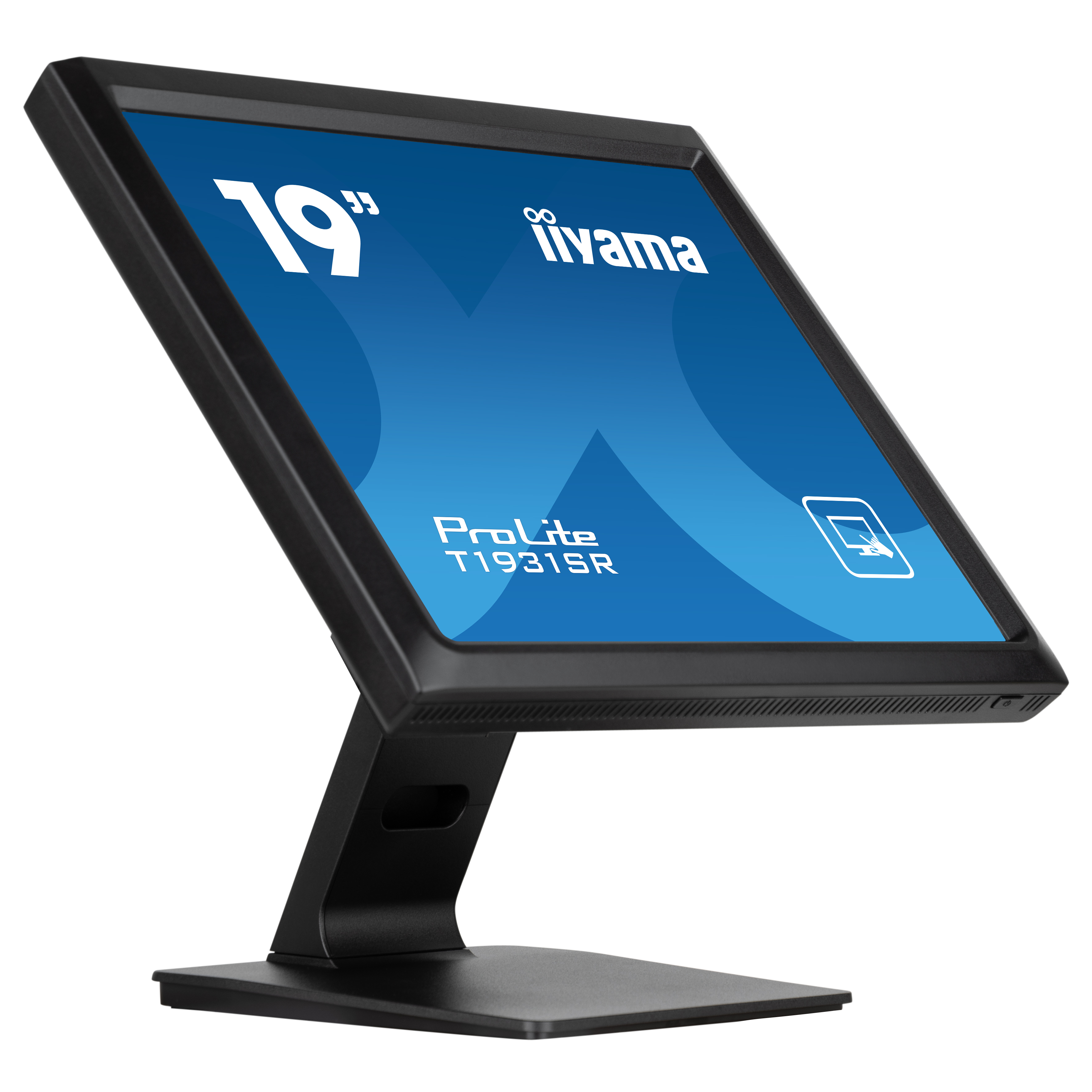 iiyama ProLite T1931SR-B1S - Monitor LCD - 19" - touchscreen - 1280 x 1024 @ 75 Hz - IPS - 250 cd/m² - 1000:1 - 14 ms - HDMI, VGA, DisplayPort - altoparlanti - nero, finitura opaca