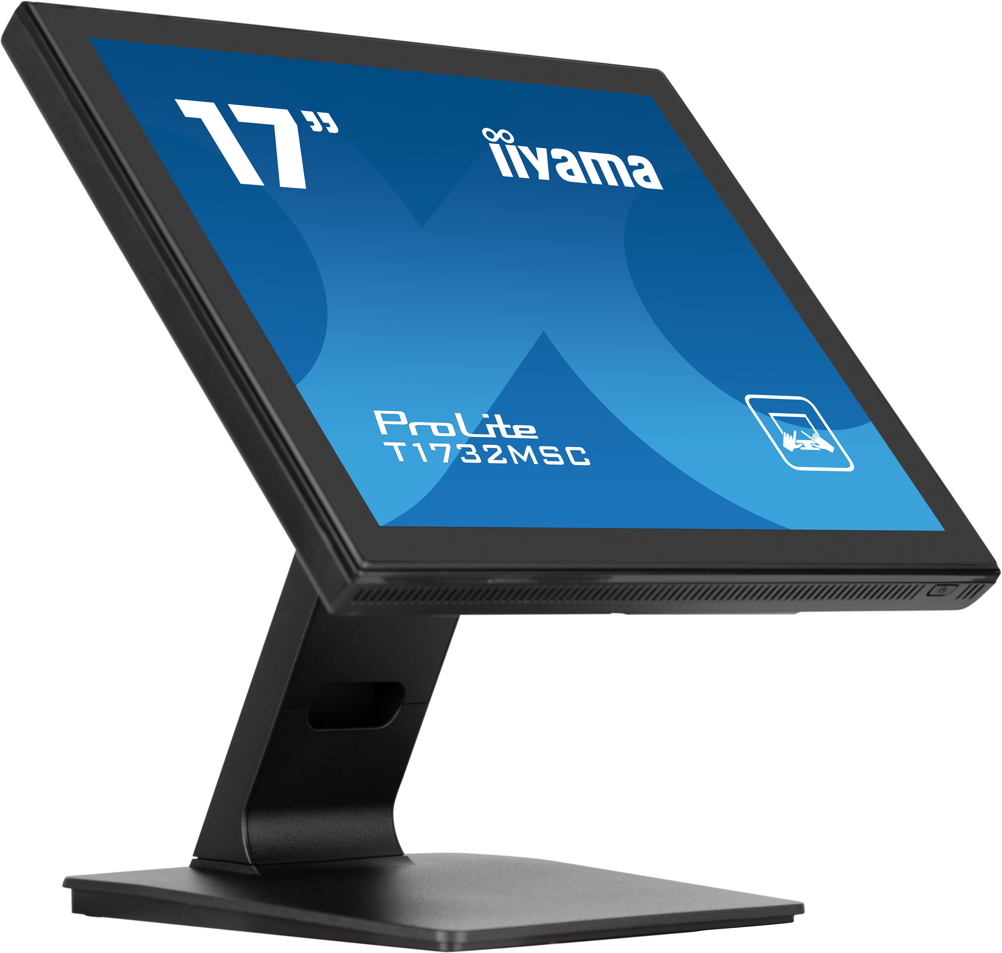 iiyama ProLite T1732MSC-B1SAG - Monitor a LED - 17" - touchscreen - 1280 x 1024 @ 75 Hz - TN - 250 cd/m² - 1000:1 - 5 ms - HDMI, VGA, DisplayPort - altoparlanti - nero, finitura opaca