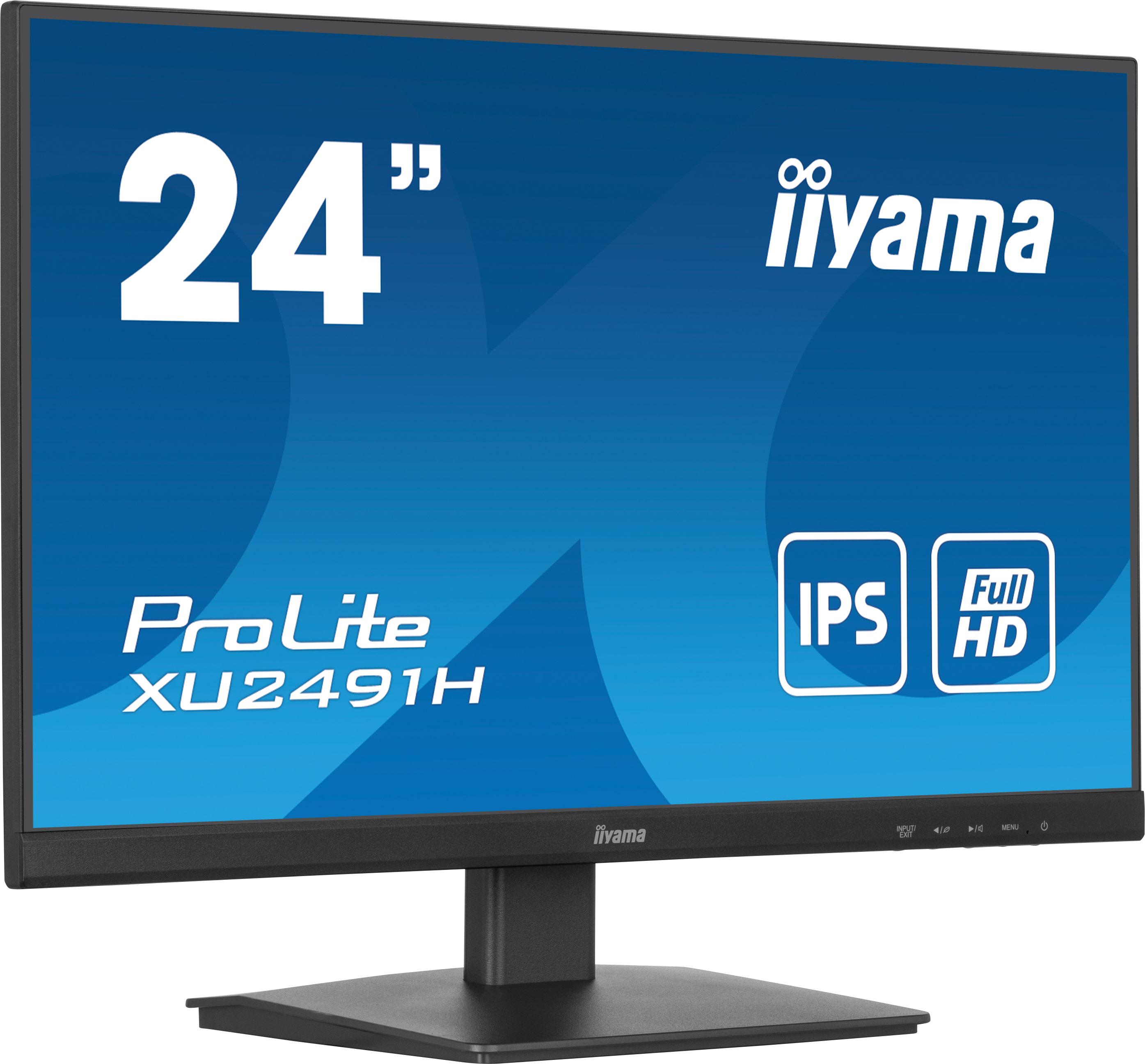 iiyama ProLite XU2491H-B1 - Monitor a LED - 24" (23.8" visualizzabile) - 1920 x 1080 Full HD (1080p) @ 100 Hz - IPS - 300 cd/m² - 1300:1 - 0.5 ms - HDMI, DisplayPort - opaco, nero